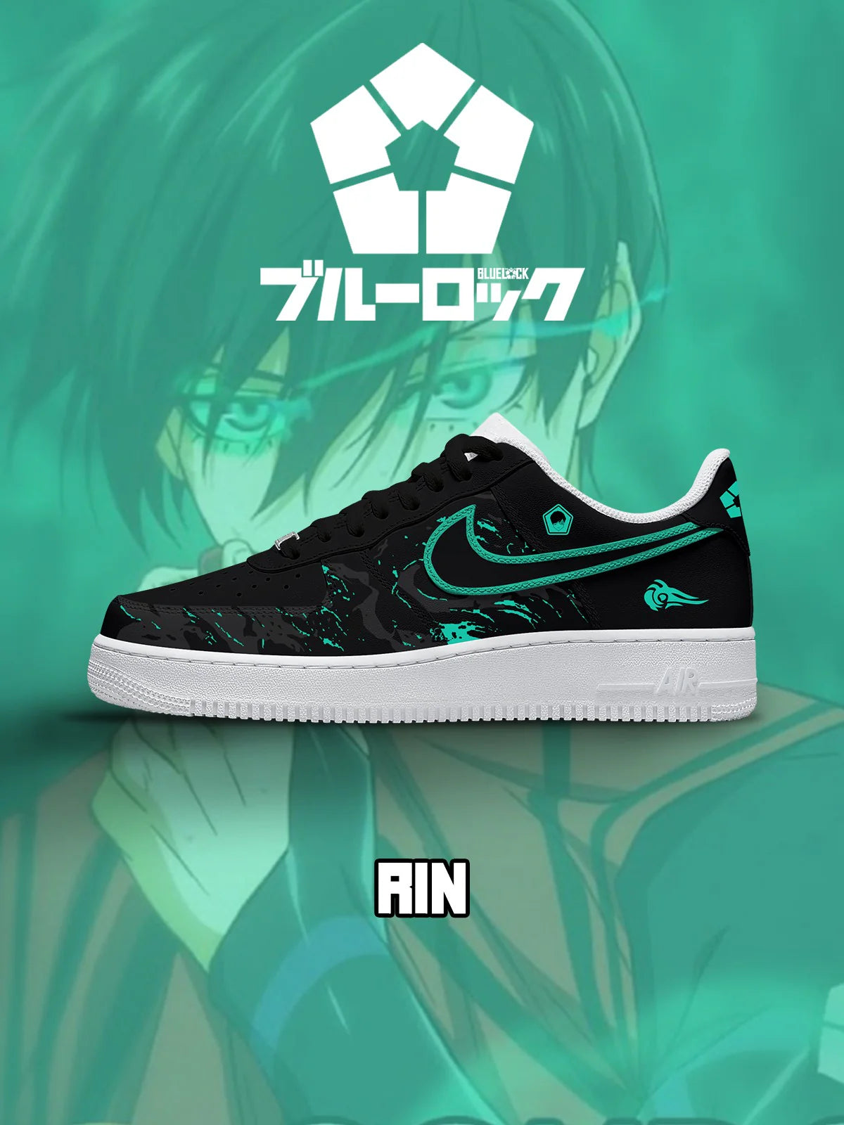 Rin itoshi blue lock AF1
