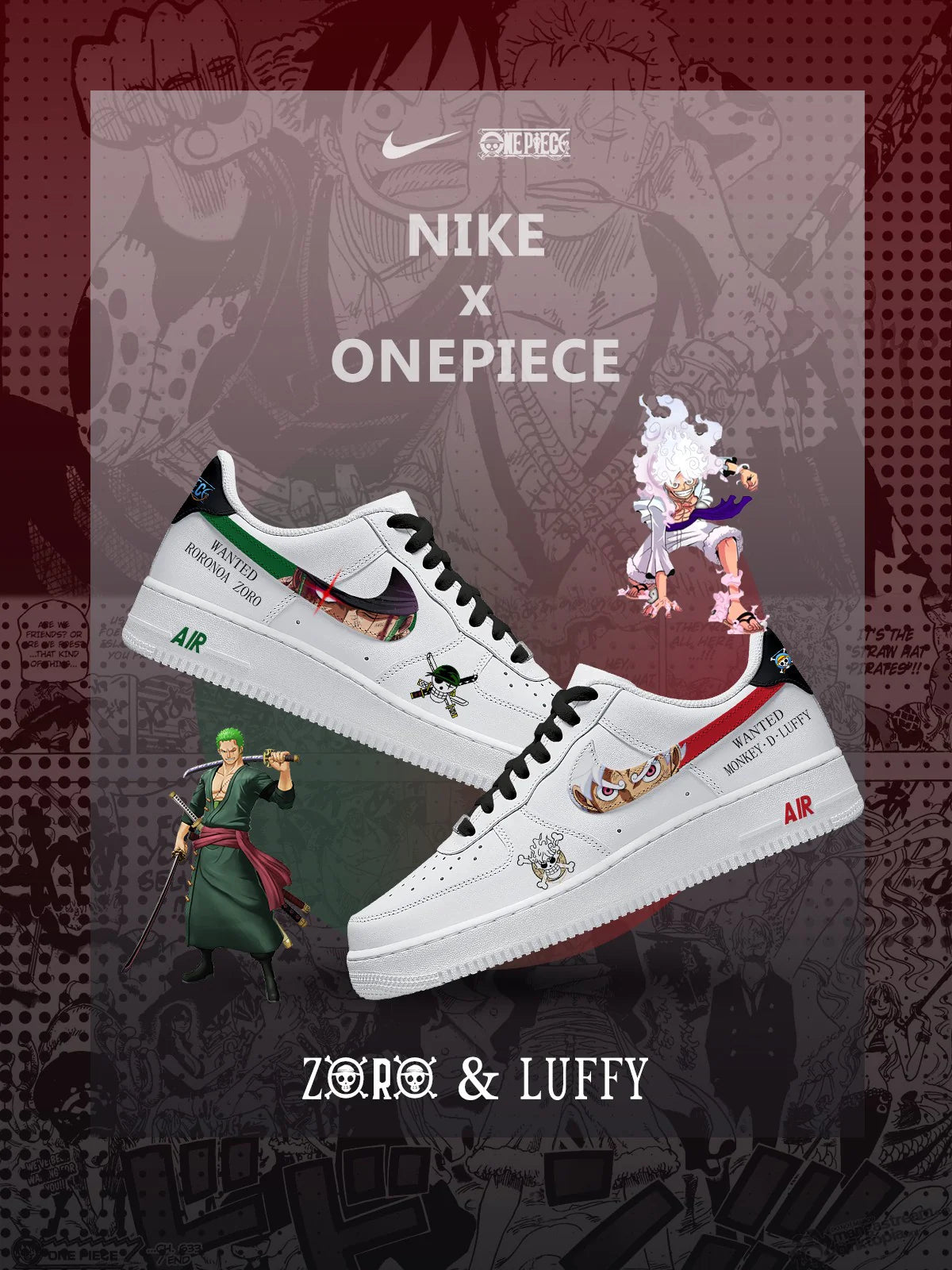 Monkey D. Luffy & Zoro AF1